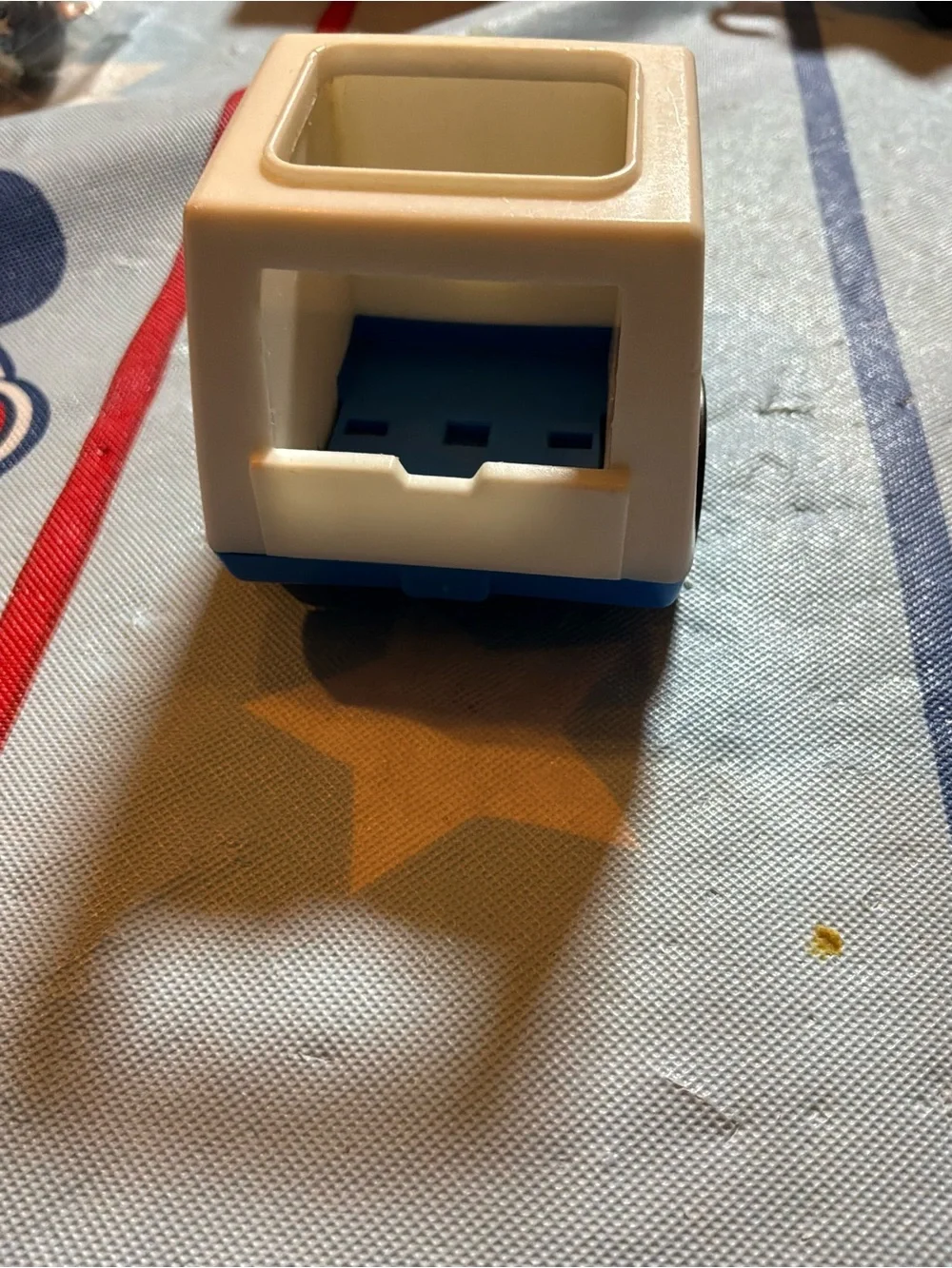 Vintage 1986 fisher price mail car for little people -Preowned